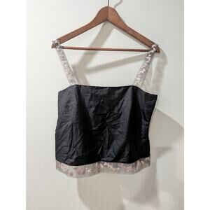 Paola Frani PF Made In Italy Black Butterfly Top